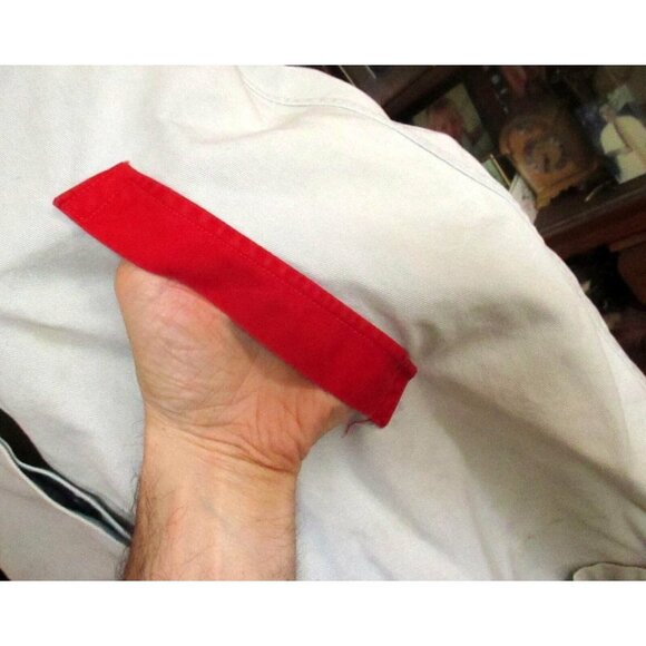 Vintage Cape Jacket Womens Medium 1960's RAW DENIM HOODED Distress Trash - Picture 5 of 7